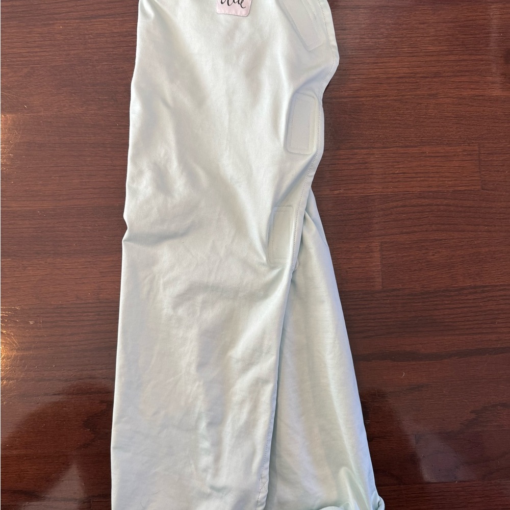 Light Blue Ollie Swaddle Blanket